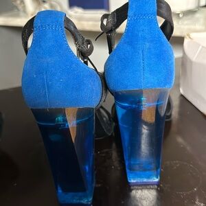 Blue heel ALDO heels